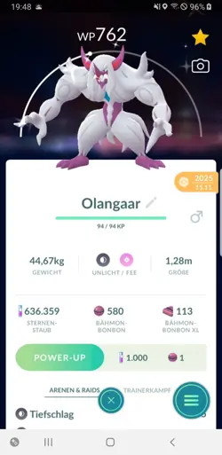 Pokemon Go Shiny Grimmsnarl - Schillernd - Pokemon Go Shiny Olangaar - Image 1