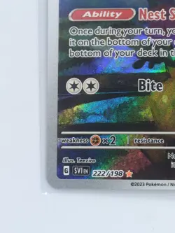 Pokemon TCG Skwovet 222/198 Scarlet & Violet Base Set Illustration - Image 2