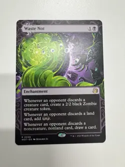 MTG Waste Not - [WOT] Wilds of Eldraine: Enchanting Tales #38 RARE - Near Mint - Image 1