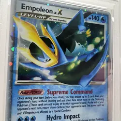 2007 Pokemon Diamond & Pearl Empoleon LV. X Black Star PROMO #DP11 Holo - PSA 8 - Image 4