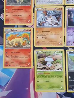 Pokemon Karten Sammlung Steam Siege Set 17 x Pokemon Deutsch Lot - Image 5