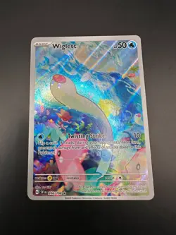 Pokemon Wiglett Scarlet &Violet Base Set 206/198 Special Illustration - Image 1