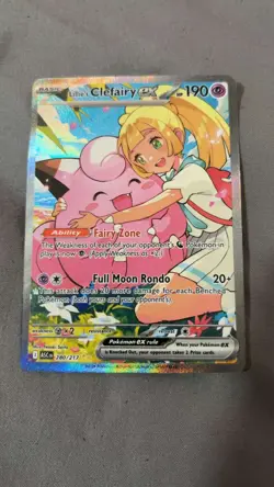 Pokemon Lillie's Clefairy EX SIR 280/217 Ascended Heroes - Image 1