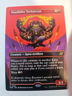 MTG - Possibility Technician Borderless - Edge of Eternities - Image 1