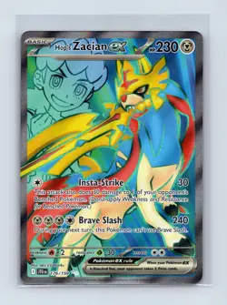 Hop's Zacian ex 176/159 Ultra Rare Journey Together Pokemon Near Mint - Image 1