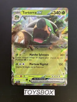 Pokemon Card Torterra EX 012/162 / EV Temporal Forces EV5 / NEW FR - Image 2