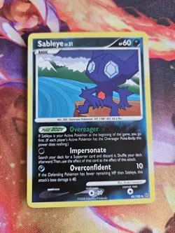 Pokemon - Sableye - 48/100 - Reverse Holo - Stormfront - NM/VLP - Image 1