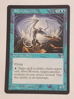 MTG Silver Wyvern (Stronghold/Blue/R) - BGM - Image 1