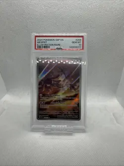 2024 POKEMON SSP EN-SURGING SPARKS #204 MESPRIT ILLUSTRATION RARE PSA 10 - Image 1