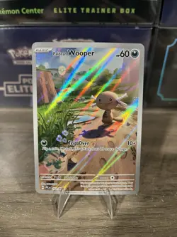 Paldean Wooper Phantasmal Flames #102/094 IR Pokemon near mint ships fast - Image 1