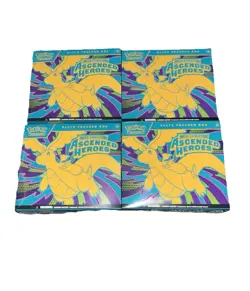 Pokemon Mega Evolution Ascended Heroes Elite Trainer Box ETB lot of 4 sealed - Image 1