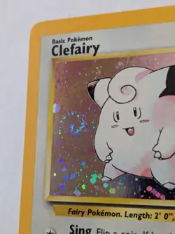 🍥 SWIRL Clefairy - 6/130 - Pokemon Base Set 2 Holo Rare Card WOTC LP (#4) - Image 2