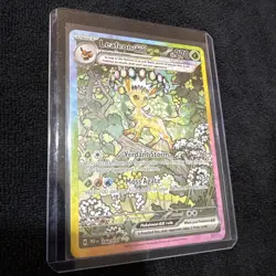 2025 Pokemon TCG Leafeon EX Special Illustration Rare 144/141 SIR - Image 5