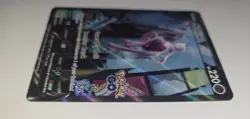 Pokemon Mewtwo V 030/078 Pokemon GO Ultra Rare Holo 220 HP Basic Psychic - Image 2