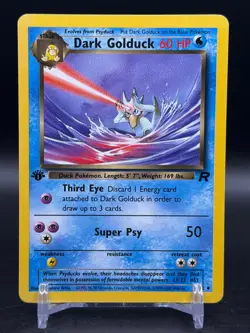 Dark Golduck 37/82 Uncommon 1st edition Team Rocket Pokemon NM - Image 1