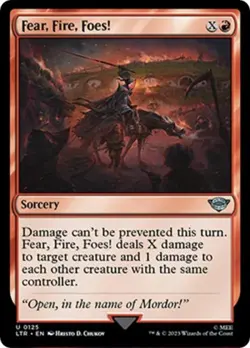 Fear, Fire, Foes! - Near Mint MTG - Image 1