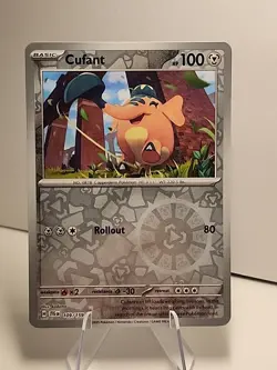 Cufant 109/159 Sv09: Journey Together Reverse Holo Pokemon TCG NM - Image 1