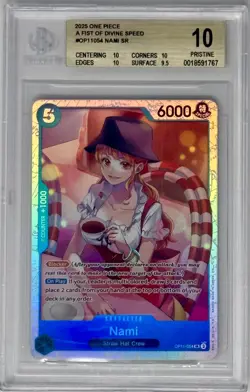Nami OP11-054 A Fist Of Divine Speed SR BGS 10 Pristine - Image 1