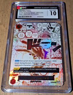 One Piece OP11-018 Honesty Impact Alternate Art Parallel CGC 10 Gem Mint ENG - Image 1