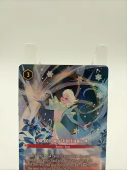 Disney Lorcana - The Cold Never Bothered Me 234/204 Winterspell - Enchanted - Image 3