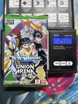 Heavy 25.37g Union Arena Sealed Yu Yu Hakusho Booster Pack - Image 1