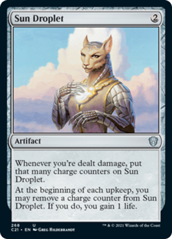Sun Droplet Strixhaven Commander MINT Artifact Uncommon MAGIC MTG CARD ABUGames - Image 1