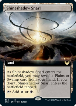 Shineshadow Snarl (Extended Art) Strixhaven: School of Mages NM CARD ABUGames - Image 1