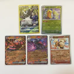 Pokemon Card Lot (5 Cards) - Vintage Full Hyper Ultra Rare IR SIR AR Holo SAR - Image 1