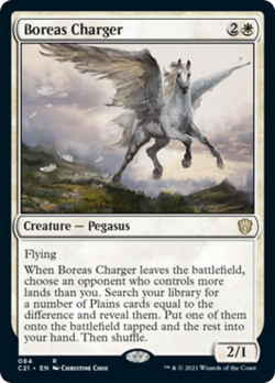 Boreas Charger Strixhaven Commander NM White Rare MAGIC GATHERING CARD ABUGames - Image 1