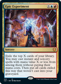 Epic Experiment Strixhaven Commander NM Blue Red Mythic Rare MAGIC CARD ABUGames - Image 1