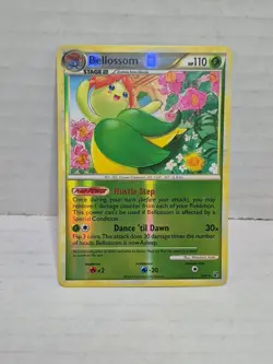 Bellossom 1/90 HGSS Undaunted Reverse Holo Vintage Rare Pokemon Card MP - Image 1