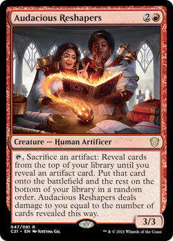 Audacious Reshapers Strixhaven Commander NM Red Rare MAGIC MTG CARD ABUGames - Image 1