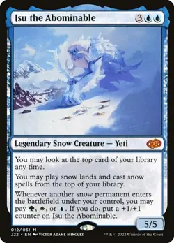 Isu the Abominable Jumpstart 2022 NM MTG - Image 1
