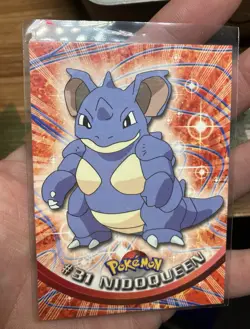 Topps Nidoqueen #31 Pokemon Card Lot 1999 TV Series Black Label - Image 1