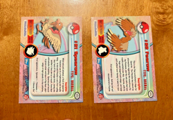 Topps Spearow #21 Fearow #22 Pokemon 2-Card Lot 1999 TV Series - Image 2