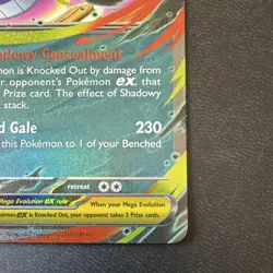 Pokemon Mega Gengar EX Full Art Holo Double Rare Me02 056/094 350 HP Card - Image 2