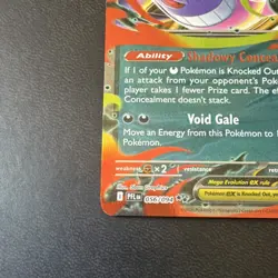 Pokemon Mega Gengar EX Full Art Holo Double Rare Me02 056/094 350 HP Card - Image 5