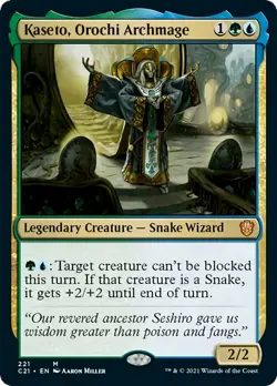 Kaseto, Orochi Archmage Strixhaven Commander PLD Mythic Rare CARD ABUGames - Image 1