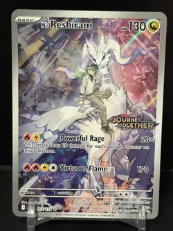 N's Reshiram - 167/159 (Journey Together Stamped) Holofoil Miscellaneous Cards & - Image 1