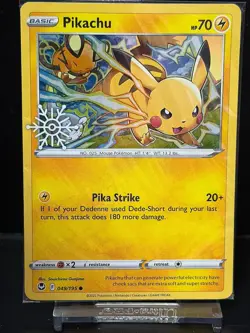Pikachu - 049/195 (Holiday Calendar) Holofoil Miscellaneous Cards SEALED - Image 1