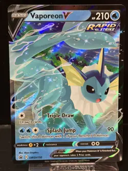 Vaporeon V - SWSH150 Holofoil SWSH: Sword & Shield Promo Cards Promo - Image 1