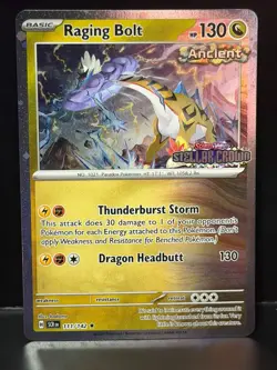 Raging Bolt (Cosmo Holo) (Best Buy) 111/142 Holofoil Miscellaneous Cards & - Image 1