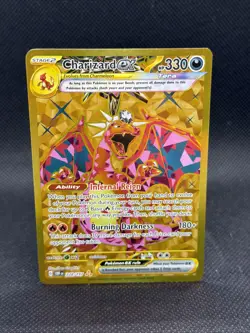 Pokemon TCG Charizard EX Hyper Rare Holo Card 228/197 Sv03: Obsidian Flames - Image 1