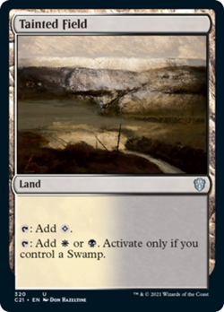 Tainted Field Strixhaven Commander NM Land Uncommon MAGIC MTG CARD ABUGames - Image 1