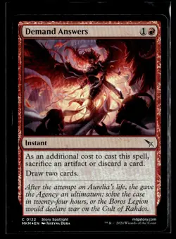 2024 MTG MKM Demand Answers C Foil #122 - Image 1