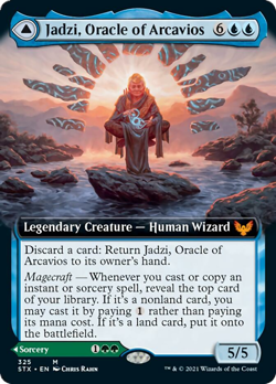 Jadzi, Oracle of Arcavios / Journey to the Oracle (Extended Art) Strixhaven NM - Image 1