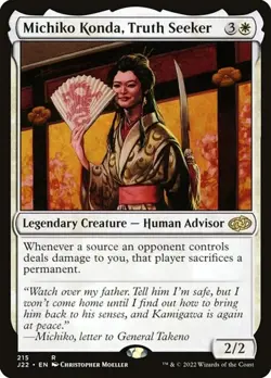 Michiko Konda, Truth Seeker Jumpstart 2022 NM MTG - Image 1