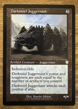 MTG The Brothers' War Commander, Darksteel Juggernaut - Image 1