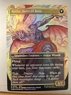 MTG Kefka, Court Mage (0322) (Borderless) Final Fantasy Foil - Image 2