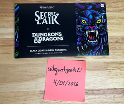 MTG: Secret Lair x Dungeons & Dragons: Black Lights & Dark Dungeons Foil x1 - Image 1